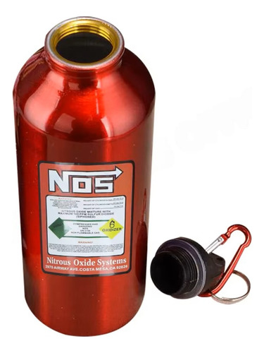 Botella Aislante Aluminio Nos 500ml Estilo Deportivo Viaje Rojo