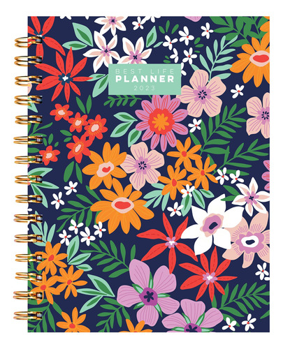 Tf Publishing Flower Power Agenda Diaria Semanal Mensual 7.5