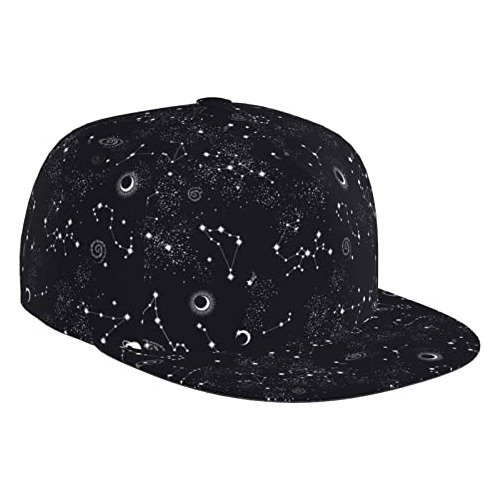 Gorra Snapback Estilo Hip Hop Con Diseño Espacial