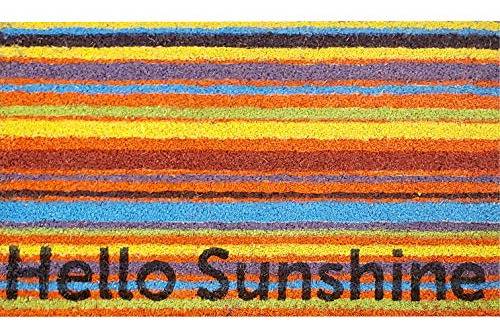 Coir Door Mat, 18 Inch Width X 30 Inch Length X 0.67 In...