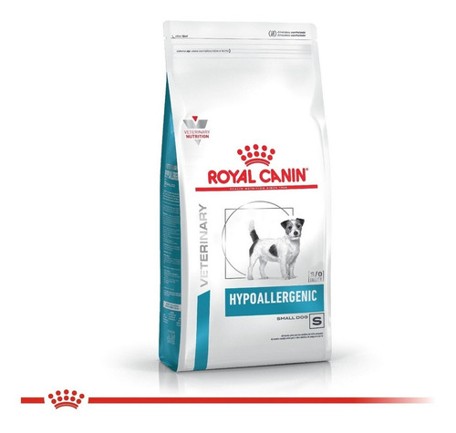 Imagen 3 de 3 de Alimento Royal Canin Veterinary Diet Canine Hypoallergenic para perro adulto de raza pequeña sabor mix en bolsa de 2 kg