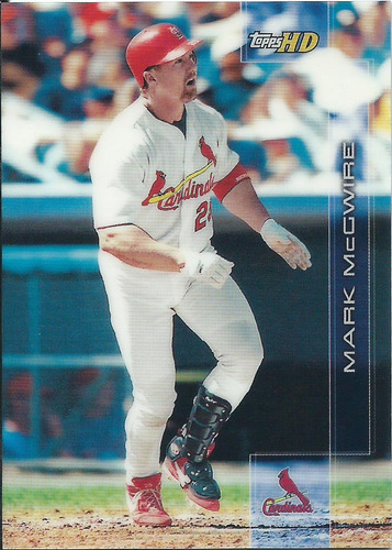 Barajita Mark Mcgwire Topps Hd 2001 #23 Cardenales 