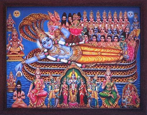 Tienda De Artesanías Brahma Emergiendo Del Ombligo De Vishnu