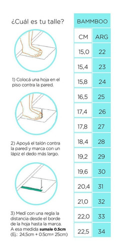 Imagen 3 de 6 de Alpargata Humms Bammboo Niños