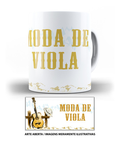 Caneca Moda De Viola O Som Do Sertão Violeiros Mod 2