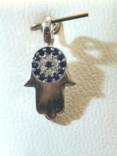 Mano Fatima Ojo Turco 1,5cm Protección Envidia Y Abundancia