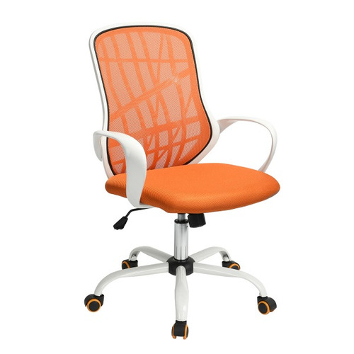 Silla De Oficina En Malla Desert Naranja