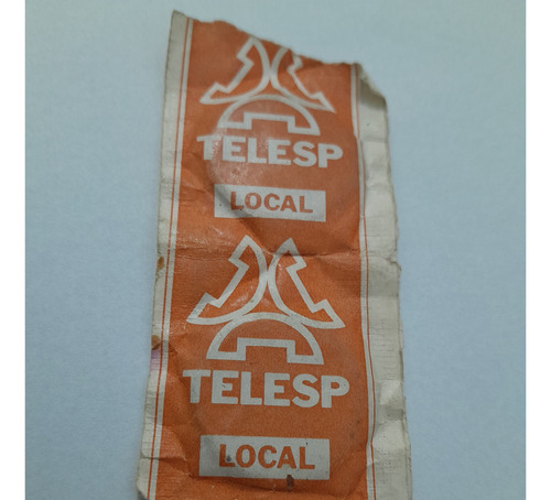 Ficha De Telefone Telesp Na Embalagem (Usado)
