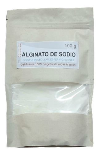 Alginato De Sodio Puro X100g 