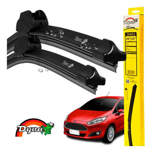 Par Limpador Parabrisa Ford New Fiesta 2010 A 2019 Original