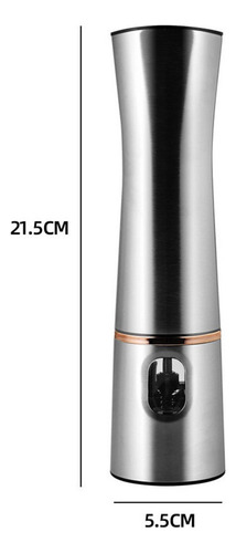 . Moedor De Pimenta Elétrico, Recarregável Com Luz Led, Sal