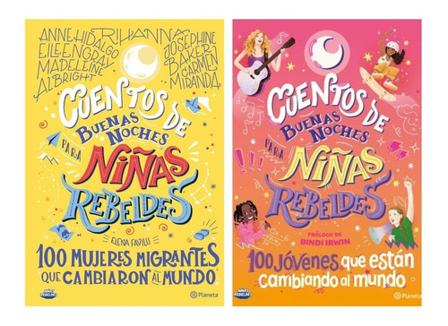 Cuentos Niñas Rebeldes Migrantes + Jovenes - 2 Libros Planet