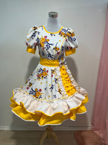 Vestido Niña Huasa/ Chinita Fiestas Patrias Chile Talla 6