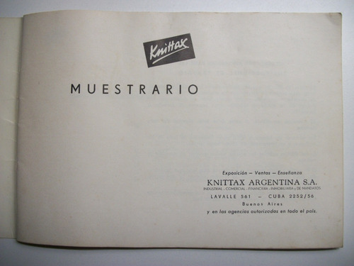 Knittax Muestrario 1 C132 (Usado)