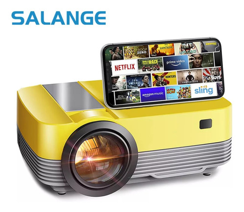 Projetor Salange Q6s 4000 Lumens 1080p + Miracast Incluso