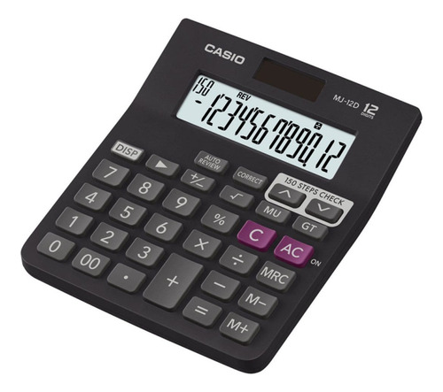 Calculadora Marca Casio Permite 12 Digitos Modelo Mj-12da