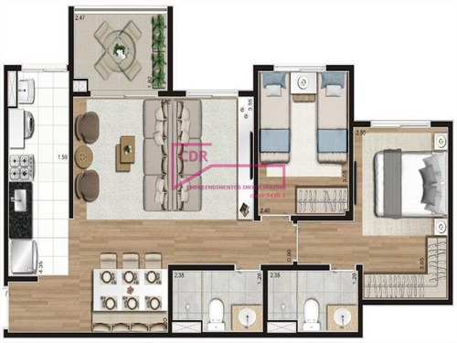 Imagem 21 de 30 de Apartamento Brás São Paulo/sp - 1743