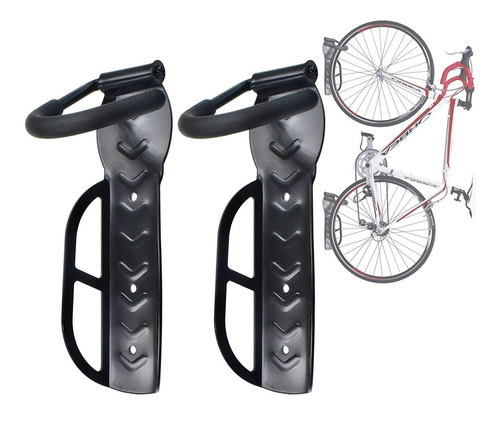 Pack X2 Porta Bicicleta Pared Gancho Para Colgar Soporte Bic