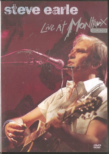 Dvd Steve Earle - Live At Montreux 2005 ( Rock Country) Novo