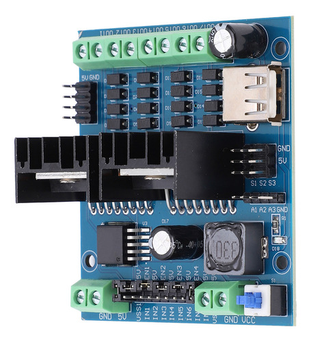 Módulo De Controlador L298n De Conducción Automática Intelig