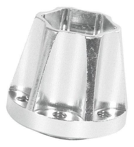 Soporte De Cubo De Rueda Hexagonal, Aluminio De 22mm Plata