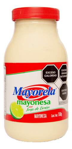 Mayonesa Con Limones Mayorela 750 G