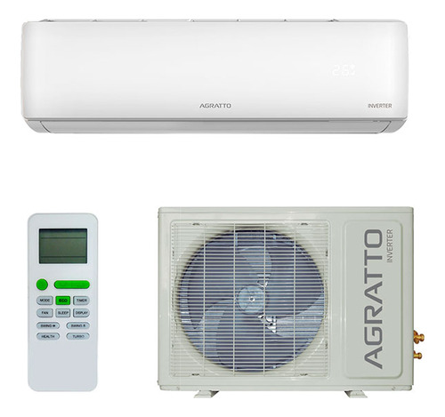 Ar Cond Split Hw Inverter Liv Agratto 24000 Btus Quente/Frio 220v Branco