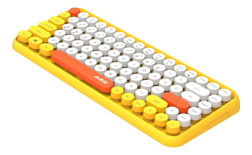 Teclado Bluetooth Ajazz 308i Tampa Redonda De Teclas 10m