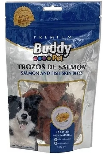 3 X Buddy Pet Tiritas De Salmon Para Perro 100grs