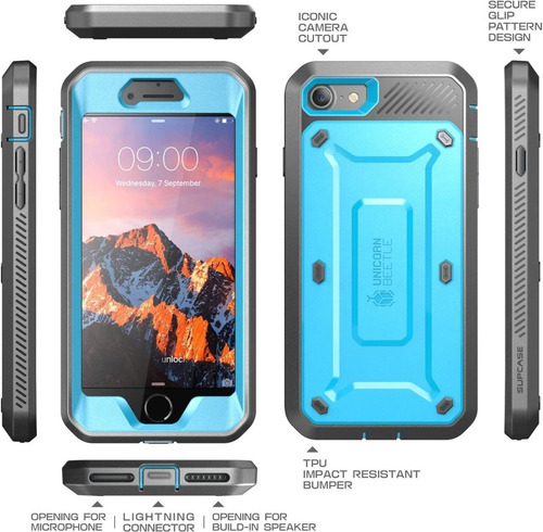 Funda Para iPhone 7 Y 8 Plus Ubpro Supcase Unicorn Beetle