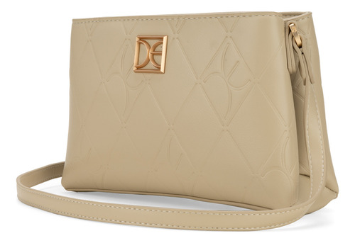 Bolsa Crossbody Cloe Sensyali Chico Color Beige