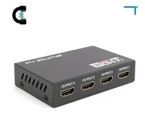 Comprar Hdmi Splitter 1x4 Divisor De Señal Amplificador Conecta 4 Tv
