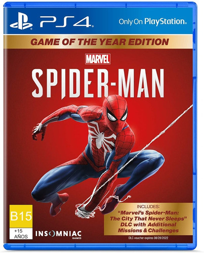 Imagen 1 de 6 de  Spiderman Goty Edition- Playstation 4