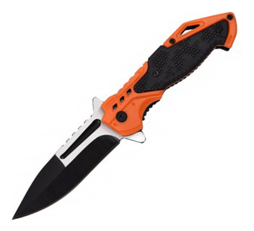 Navaja Razor Tactical Con Clip Color Naranja