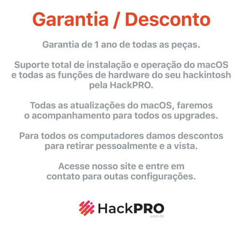 Mac Pro Hackintosh I7 9700k - Radeon Rx590 - 32gb - 512gb