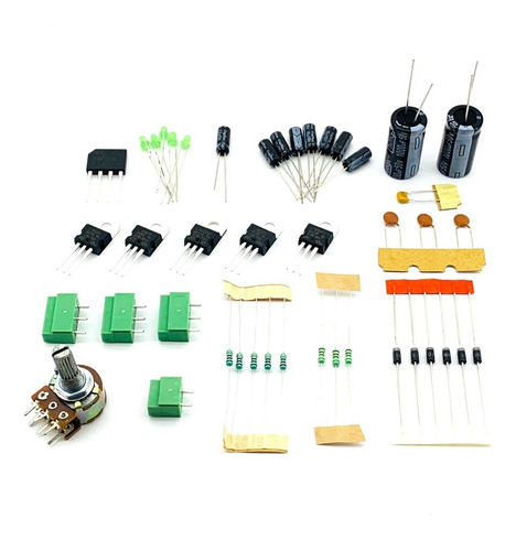 Imagen 4 de 6 de Pcb Fuente De Voltaje Fija/variable/simétrica Kit Componente