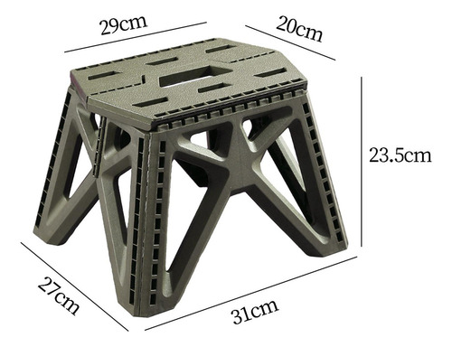 Taburete Plegable Con Escalón, Taburete Con Escalón De