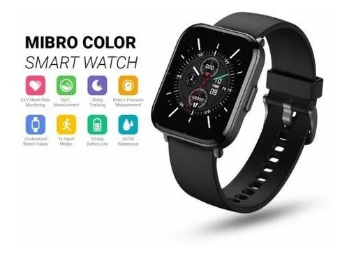 Smart Watch Sumergible 5 Atm Negro 240 Hrs De Uso Mibro Meses