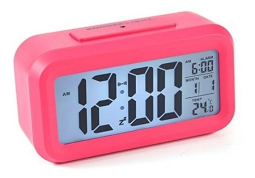 Reloj Lcd Digital, Alarma, Calendario Y Temperatura 