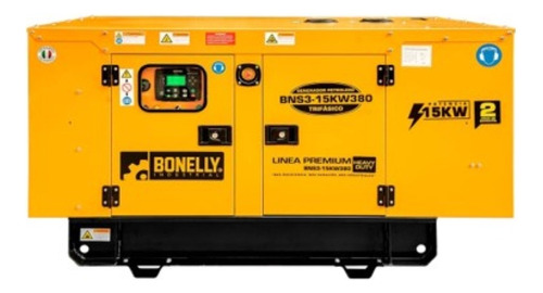Generador Diesel Bonelly Linea Premium 15 Kw 220-380-440 V