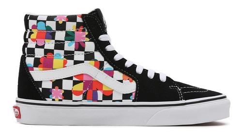 Zapatillas Vans Mod Sk8 Checkeboard Floral Negro Exclusiva