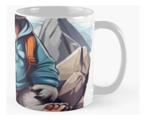 Taza Cómic De Dibujos Animados De Senderismo Koala Bear Cub 