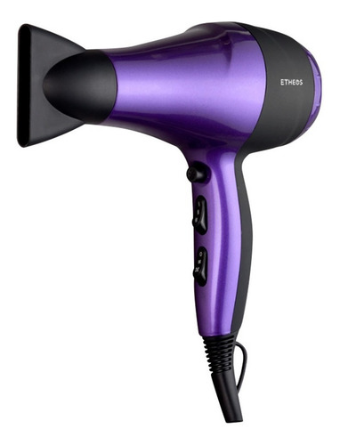 Imagen 1 de 10 de Secador Cabello Pelo 2000w 3 Temperaturas 2 Velocidad Etheos