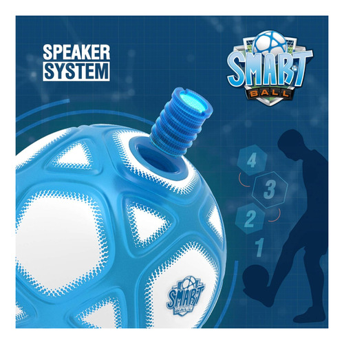 Smart Ball Pelota De Futbol Con Contador Luz Y Sonido