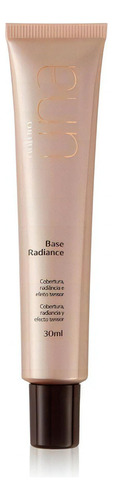 Base de maquiagem líquida Natura Una Efeito Tensor Longa Duração Base Radiance tom 25c - 30mL