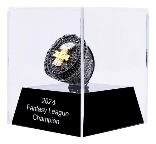 2 Fantasy Football Championship Trophy Ring Premio Ganador