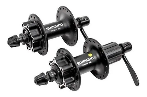 Imagen 1 de 1 de Mazas (jgo Del Y Tras) P/ Bici Shimano H475 36 Aguj