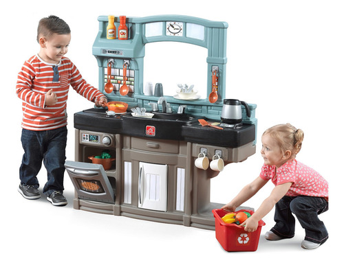 Cocinita Infantil Step2 Juguetes Juego Cocina Color Azul