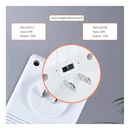 Convertidor De Voltaje De Moncer 70w Pase Y Transformador De