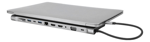 Estación De Acoplamiento Multipuerto 12 En 1 Con Usb 3.0
